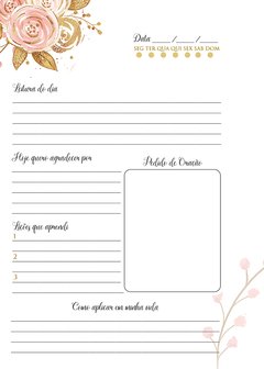 Caderno de Orações - Modelo 1 - Papel & Paixão Scrapbook