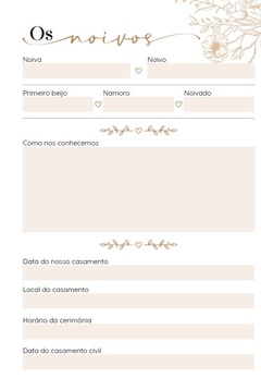 Planner de Casamento Floral 1 - comprar online