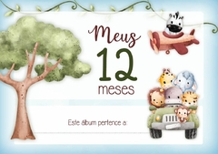 Álbum de Mêsversário Safari Cute - Menino - comprar online