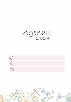 Agenda 2024 Coleção Floral - Modelo 2 - comprar online