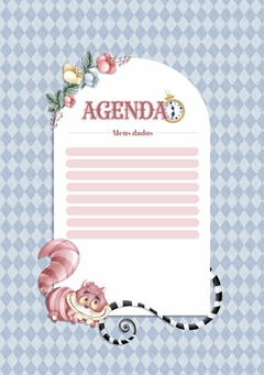 Agenda Permanente Alice No País Das Maravilhas - Capa 1 - comprar online