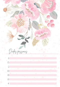 Agenda Permanente Flowers - Capa 2 - comprar online