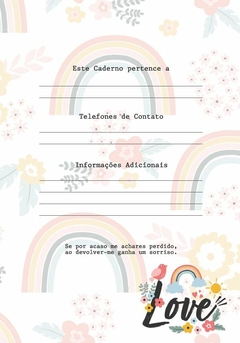 Caderno Pautado Coleção Love na internet