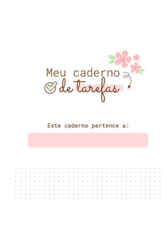 Caderno de Tarefas Coleção Floral 1 - comprar online