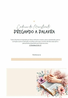 Caderno da Ministrante Coleção Floral - Capa 1 na internet