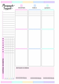 Planner De Disco Permanente Coleção Lettering - comprar online