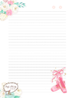 Caderno Bailarina Menina - Papel & Paixão Scrapbook