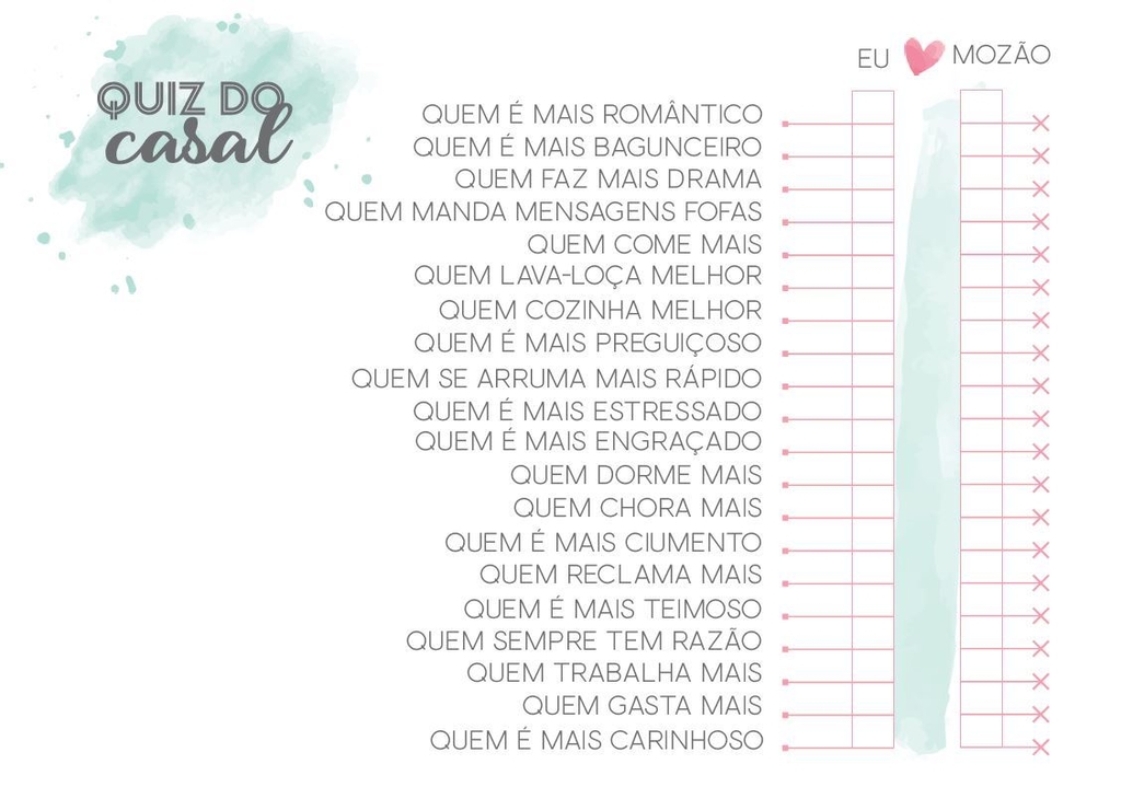 Quiz de Casal 