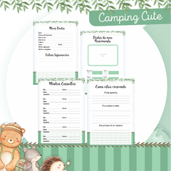 Caderneta de Saúde Tema Camping - Menino - comprar online