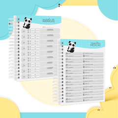 Caderneta de Saúde Menino - Panda na internet