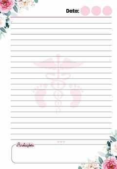 Caderno Coleção Profissões Pediatra - Capa 1 - Papel & Paixão Scrapbook