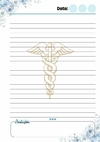 Caderno Coleção Profissões Médica - Capa 1 - Papel & Paixão Scrapbook
