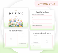 Livro do Bebê Tema Jardim Feliz - Menina - comprar online