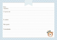 Livro do Bebê Tema Ursinho Rei Cute - Menino - loja online
