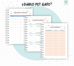 Diário Happy Pet Gatos - Capa Com Ou Sem Foto na internet