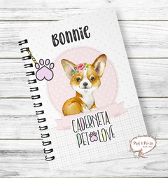 Caderneta Pet Dog Welsh Corgi - Menino ou Menina