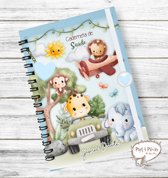 Caderneta de Saúde Safari Cute - Menino