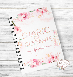 Diário da Gestante Floral