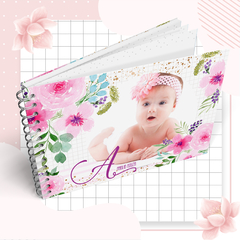 Livro do Bebê Floral Afetivo - Menina - comprar online