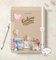 Caderno de Pedidos Confeitaria Alice Doceira - Capa 2