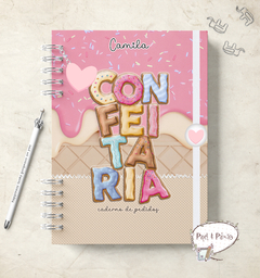 Caderno de Pedidos Confeitaria Alice Doceira - Capa 4