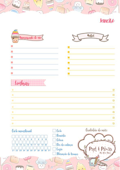 Planner Permanente Candy Girls 1 - comprar online