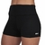 Short Fem Prem Cos Alto Curto BS Preto Liso