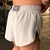 Short Fem Curto C/ Cos Bs Cinza, com short interno preto na internet