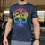 Camiseta Masculina Basic Skull Pride Bs Preto