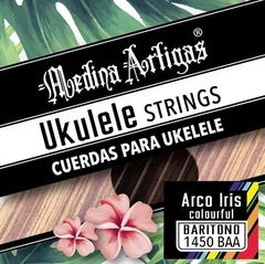 1450A ENCORDADO MEDINA ARTIGAS UKELELE ARCO IRIS - Medina Artigas