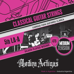 475 5° CUERDA SUELTA GUITARRA CLASICA MEDINA ARTIGAS PLATEADA