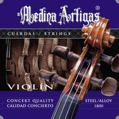 1800 ENCORDADO MEDINA ARTIGAS VIOLÍN ALUMINIO