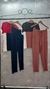 Conjunto viscolycra tee tricolor geométrica calça - comprar online