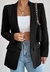 Blazer alfaiataria forrado ombreira chique - comprar online