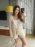 Conjunto modal Telado cardigan short ajuste pompom - comprar online