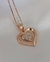 DIJE DOBLE CORAZÓN 2.1CM - comprar online