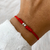 PULSERA RED TWO BALL