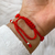 PULSERA RED TWO BALL - comprar online