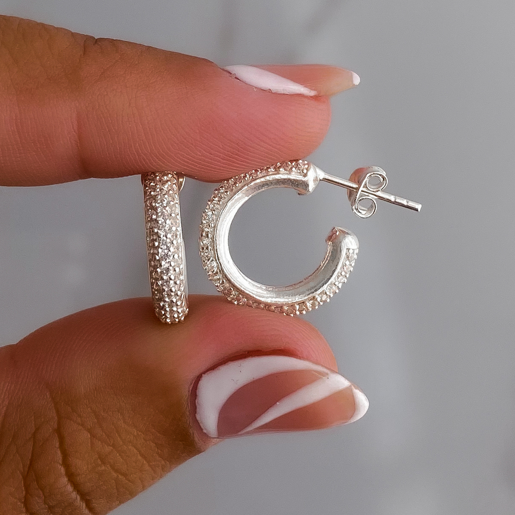SEMI ARGOLLAS WELL BRILLANTES 1.6CM cielo chicc