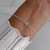 PULSERA FOUR CORAZONES 18-20CM - comprar online