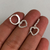 ARGOLLAS KENA CORAZÓN CALADO 2.5CM - comprar online