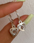 ARGOLLAS DOUBLE HEART BRILLANTE 2.7CM - comprar online