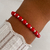 PULSERA ROMA RED 15-19CM