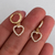 ARGOLLAS KENA CORAZÓN CALADO 2.5CM - comprar online