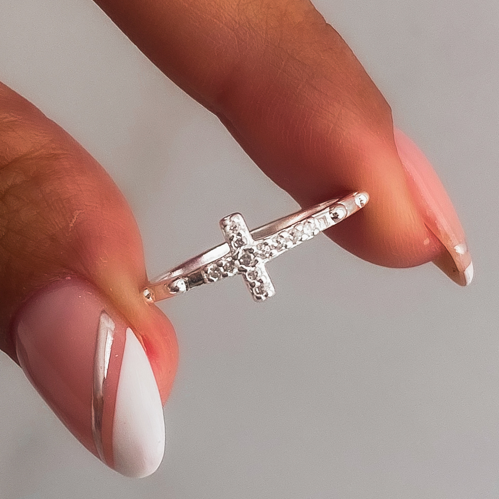 Anillo de cruz hotsell