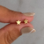 AROS ESTRELLAS DORADAS 6MM - comprar online