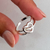 ANILLO HEART STRIPE - comprar online