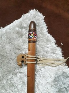 Flauta nativa em madeira cedro Gm - loja online