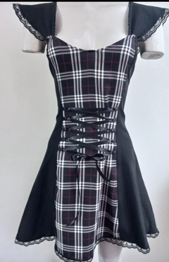 Vestido DM Pandora Escocés Negro