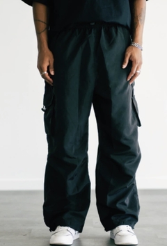 Pantalón Parachute Gabardina Negra VS - comprar online